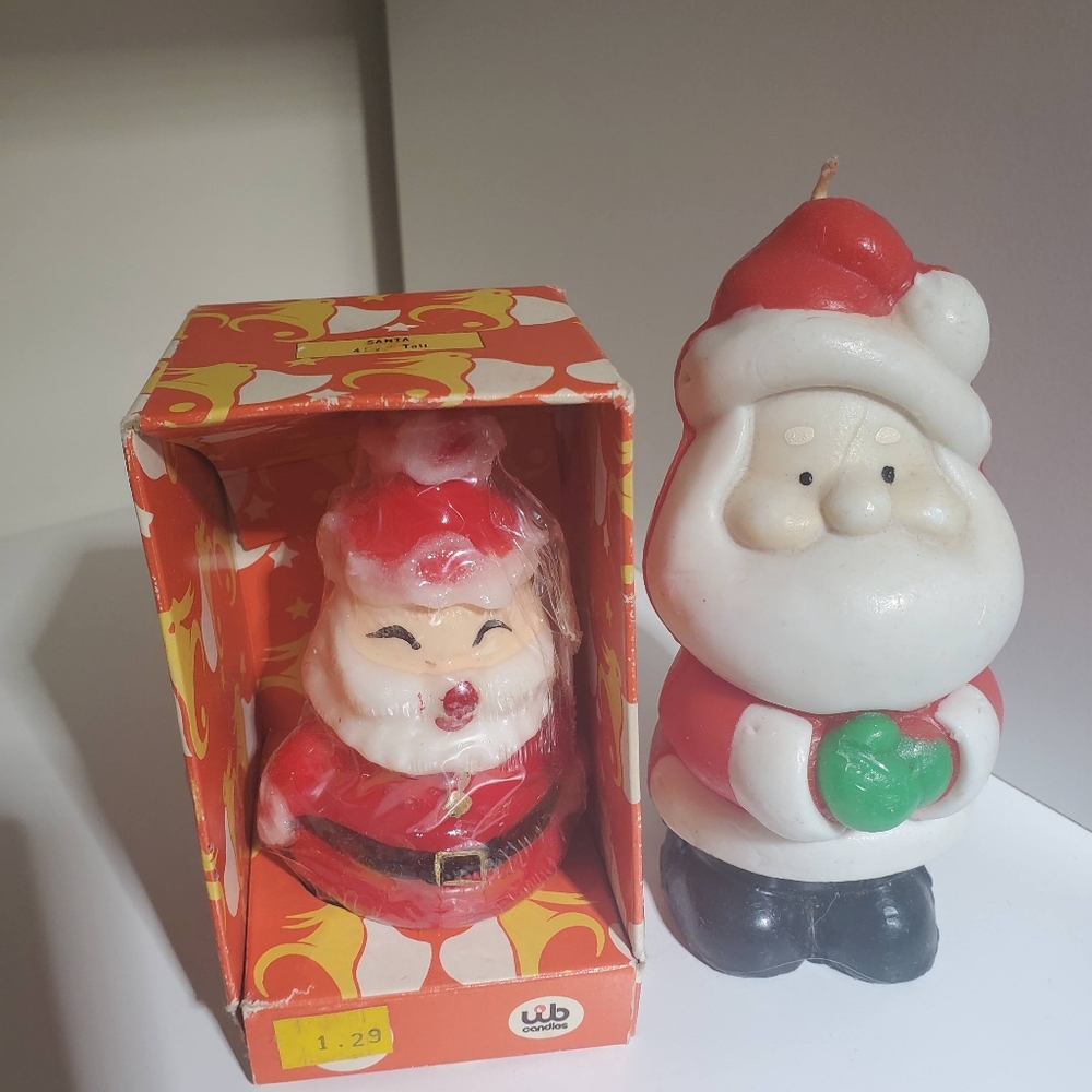 Vintage  🎅 Santa candels